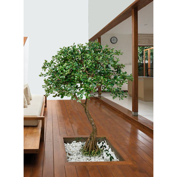 Serene Spaces Living 75'' Faux Evergreen Tree Wayfair